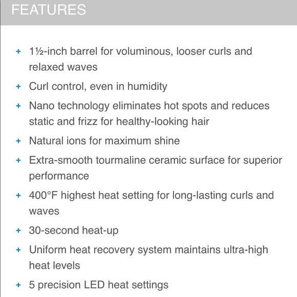 Curling Iron Infiniti Pro Ceramic Conair - Picture 8 of 8